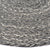 Down East Oyster Rock Braided Rug Round Cross Section image