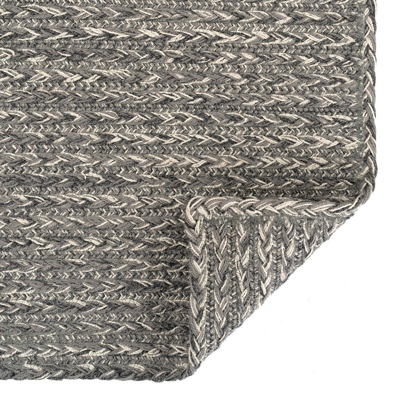 Down East Oyster Rock Braided Rug Cross-Sewn Back image