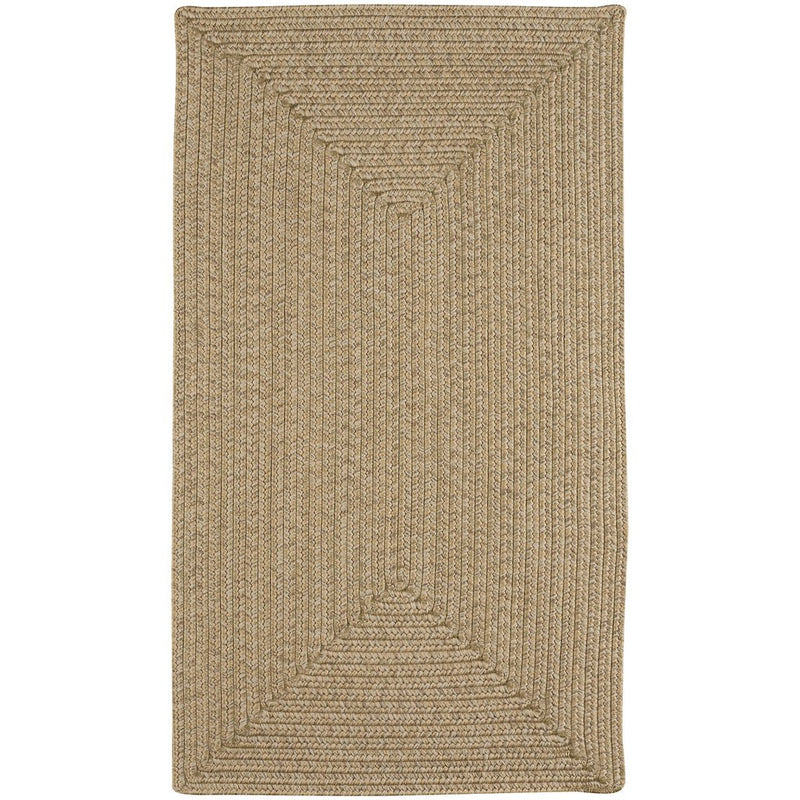 Simplicity Flax Braided Rug Concentric image