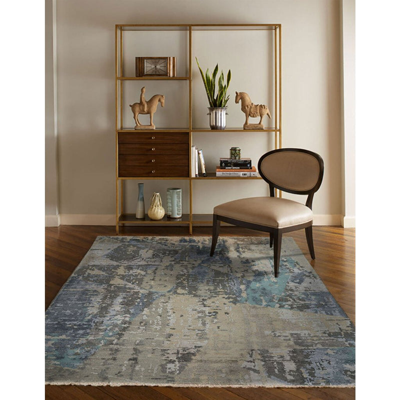 Tasanee Morning Dove Hand Knotted Rug Rectangle Roomshot image