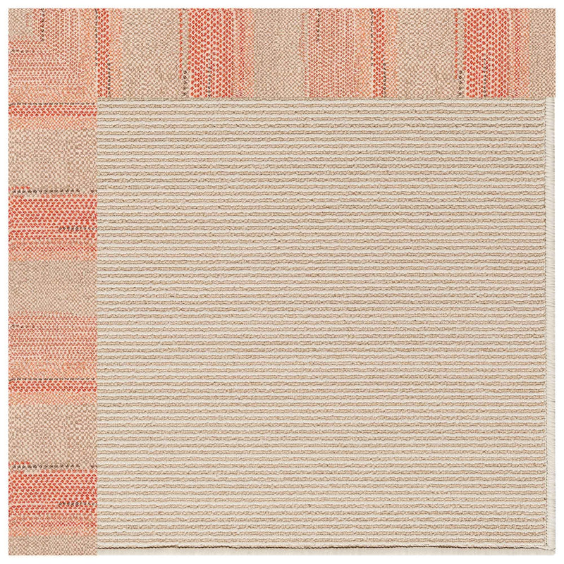 Creative Concepts-Beach Sisal Sicily Vino Indoor/Outdoor Bordere Rectangle Corner image