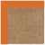 Islamorada-Basketweave Canvas Tangerine Indoor/Outdoor Bordere Rectangle Corner image