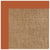 Islamorada-Basketweave Canvas Rust Indoor/Outdoor Bordere Rectangle Corner image