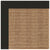 Islamorada-Herringbone Canvas Black Indoor/Outdoor Bordere Rectangle Corner image