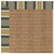 Islamorada-Herringbone Long Hill Ebony Indoor/Outdoor Bordere Rectangle Corner image