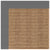 Islamorada-Herringbone Canvas Charcoal Indoor/Outdoor Bordere Rectangle Corner image