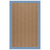 Islamorada-Herringbone Canvas Air Blue Indoor/Outdoor Bordere Rectangle image