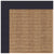 Islamorada-Herringbone Canvas Navy Indoor/Outdoor Bordere Rectangle Corner image