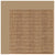 Islamorada-Herringbone Canvas Camel Indoor/Outdoor Bordere Rectangle Corner image