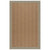 Islamorada-Herringbone Canvas Taupe Indoor/Outdoor Bordere Rectangle image