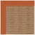 Islamorada-Herringbone Canvas Rust Indoor/Outdoor Bordere Rectangle Corner image