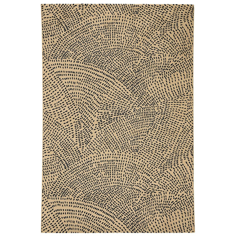 Doodles Ivory Machine Woven Rug Rectangle image