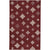 Glace Garnet Cream Hand Tufted Rug Rectangle image
