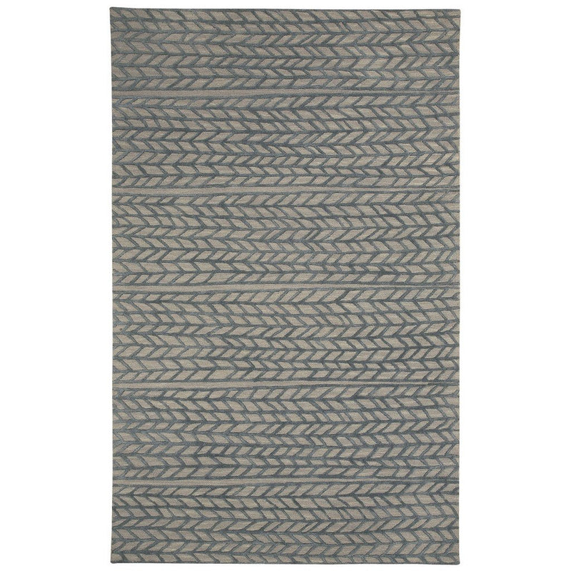 Ancient Arrow Grey Pigeon Hand Tufted Rug Rectangle image