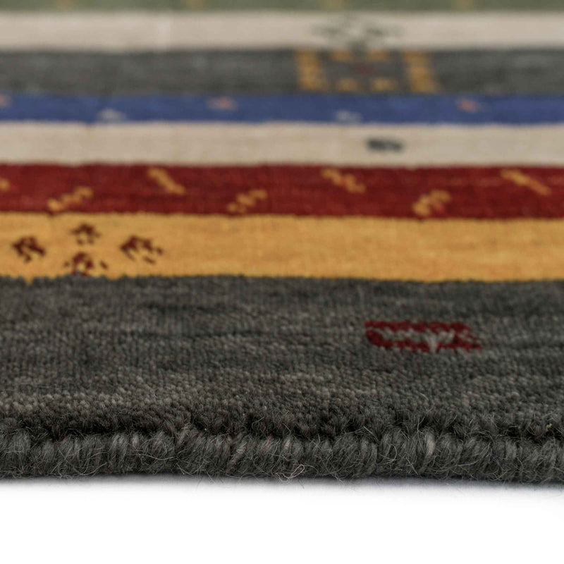 Simply Gabbeh Multi Hand Loomed Area Rug Rectangle Cross Section image