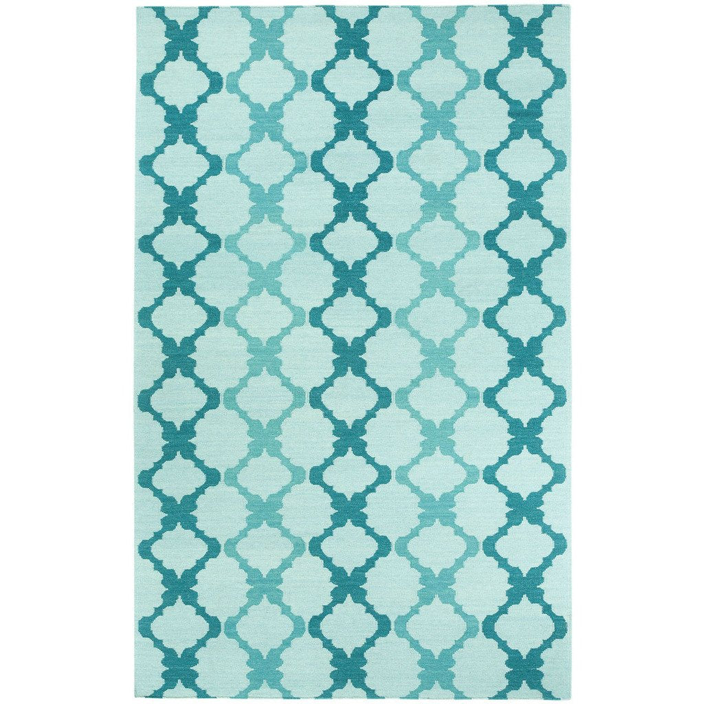 Riviera Azul Flat Woven Rug Rectangle image