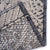 Finesse-Mandala Charcoal Machine Woven Rug Rectangle Back image