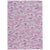 Up In the Air-Cloud People Violet Machine Woven Rug Rectangle image
