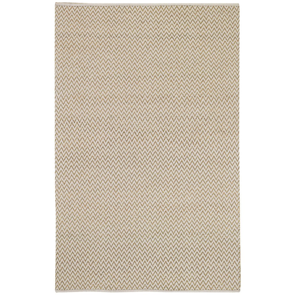 Chevron Linen Flat Woven Rug Rectangle image