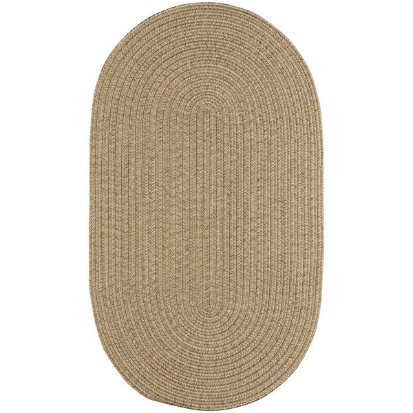 Simplicity Flax Braided Rug Oval image
