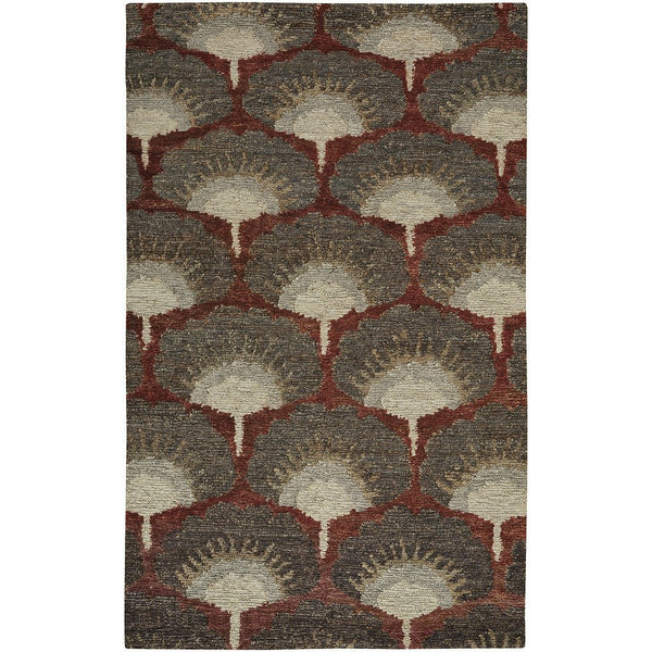 Isobel Garnet Hand Knotted Rug Rectangle image