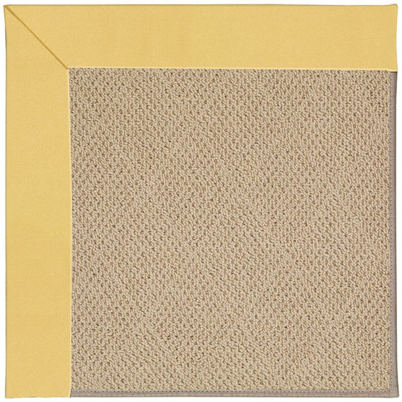 Creative Concepts-Cane Wicker Canvas Canary Machine Tufted Rug Rectangle image