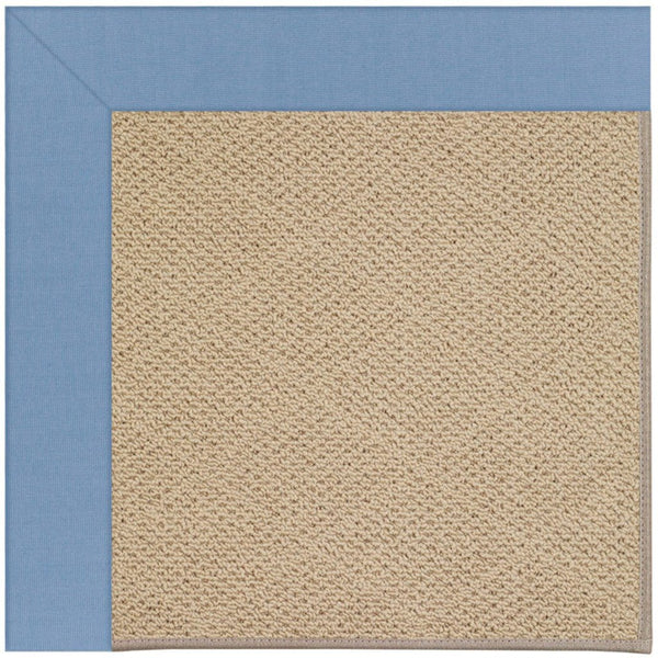 Creative Concepts-Cane Wicker Canvas Air Blue Machine Tufted Rug Rectangle image