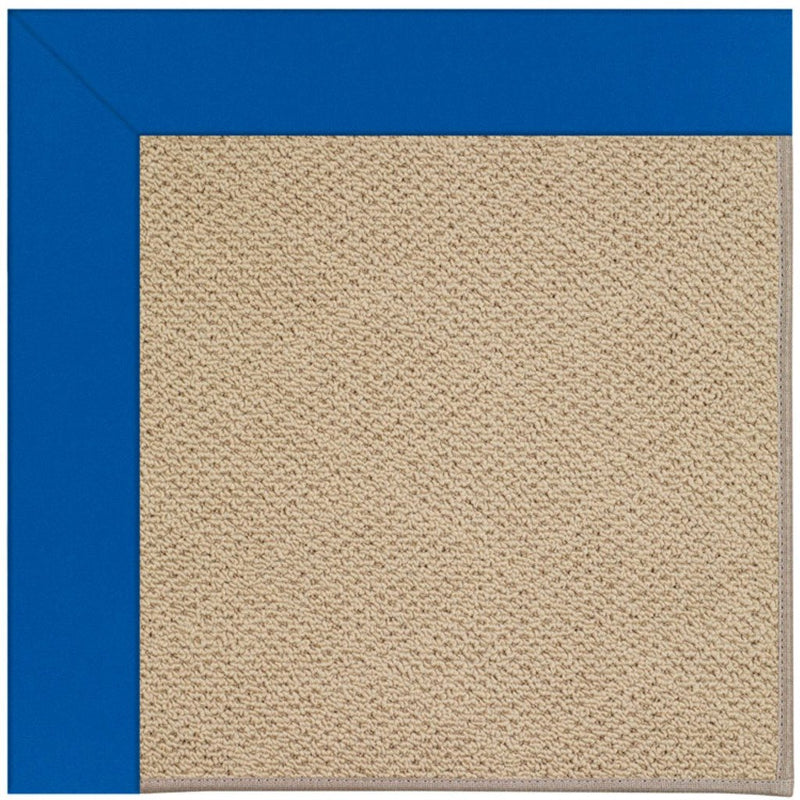 Creative Concepts-Cane Wicker Canvas Pacific Blue Machine Tufted Rug Rectangle image