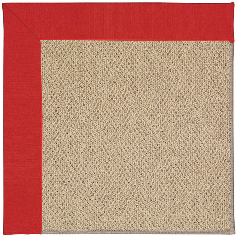 Creative Concepts-Cane Wicker Canvas Jockey Red Machine Tufted Rug Rectangle image
