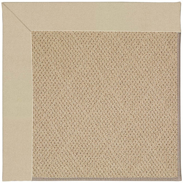 Creative Concepts-Cane Wicker Canvas Antique Beige Machine Tufted Rug Rectangle image