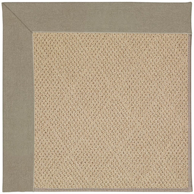 Creative Concepts-Cane Wicker Canvas Taupe Machine Tufted Rug Rectangle image