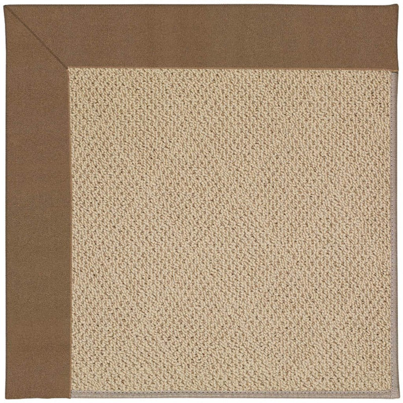 Creative Concepts-Cane Wicker Canvas Cocoa Machine Tufted Rug Rectangle image