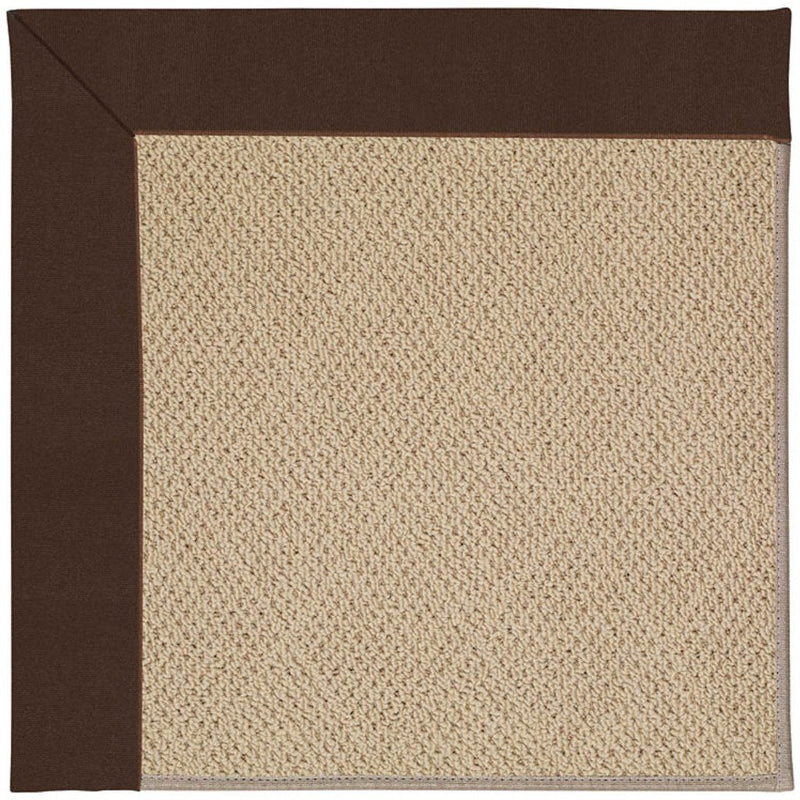 Creative Concepts-Cane Wicker Canvas Bay Brown Machine Tufted Rug Rectangle image