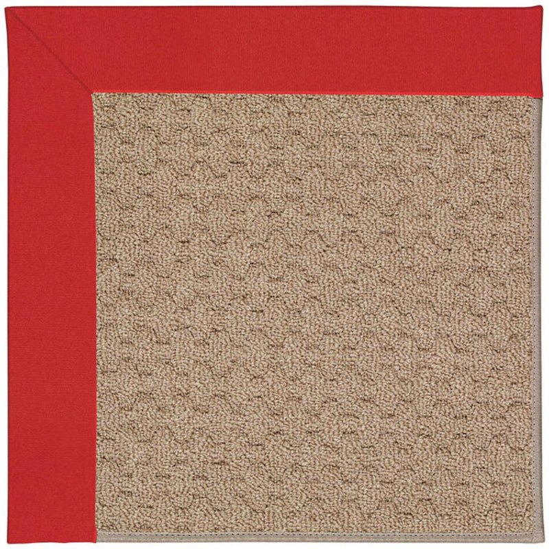 Creative Concepts-Grassy Mtn. Canvas Jockey Red Machine Tufted Rug Rectangle image