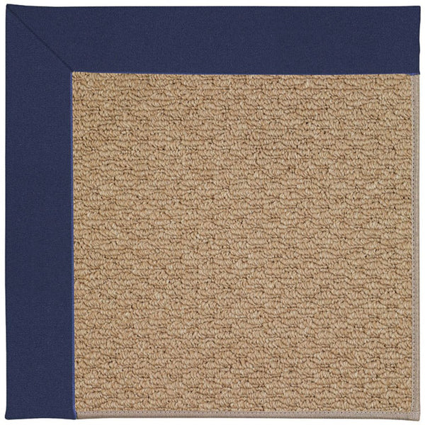 Creative Concepts-Raffia Canvas Royal Navy Machine Tufted Rug Rectangle image