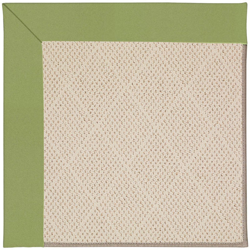 Creative Concepts-White Wicker Canvas Citron Machine Tufted Rug Rectangle image