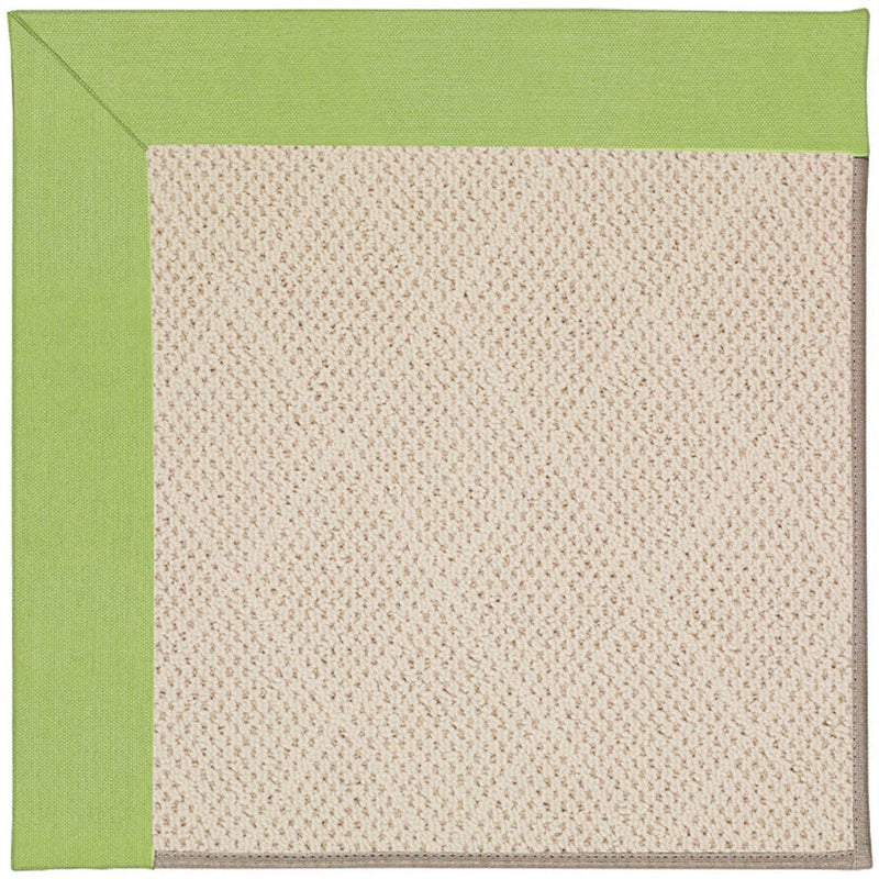 Creative Concepts-White Wicker Canvas Parrot Machine Tufted Rug Rectangle image