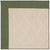Creative Concepts-White Wicker Canvas Fern Machine Tufted Rug Rectangle image