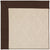 Creative Concepts-White Wicker Canvas Bay Brown Machine Tufted Rug Rectangle image
