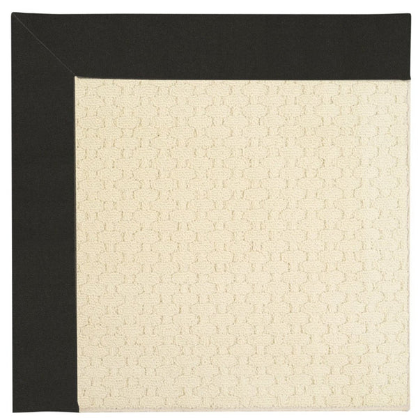 Creative Concepts-Sugar Mtn. Canvas Black Machine Tufted Rug Rectangle image