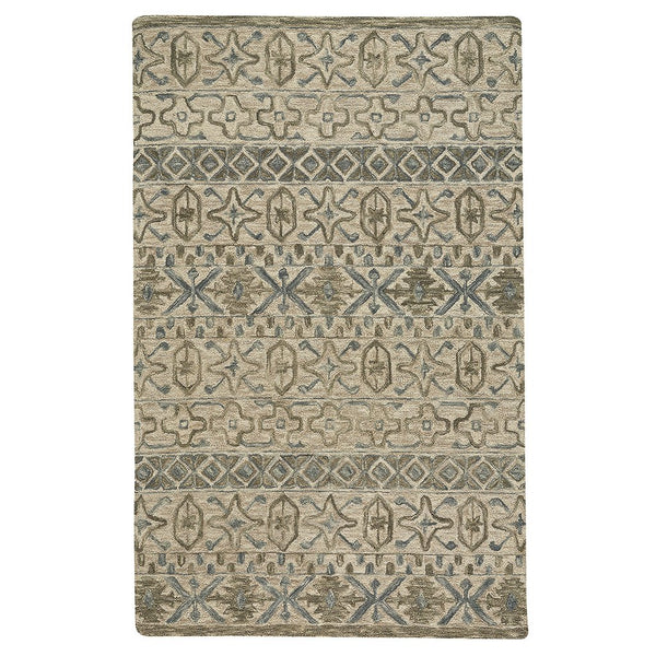 Peyton Sand Blue Hand Tufted Rug Rectangle image