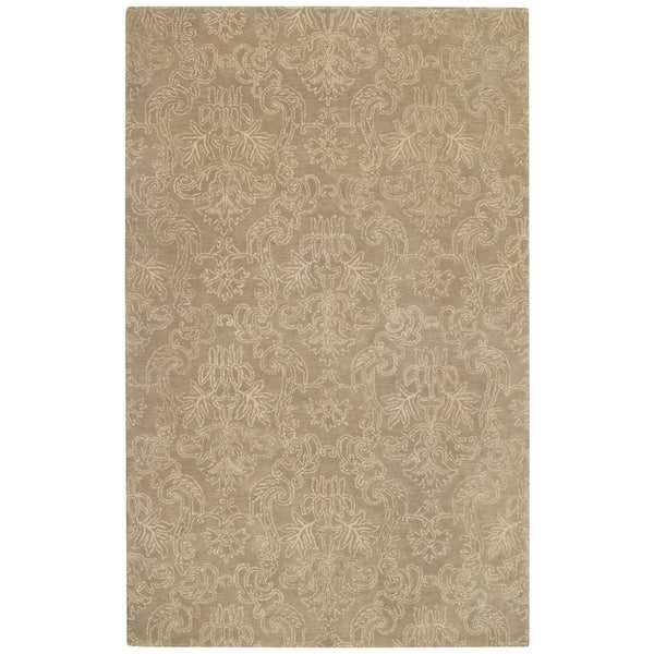 Gotham Damask Twine Hand Tufted Rug Rectangle image