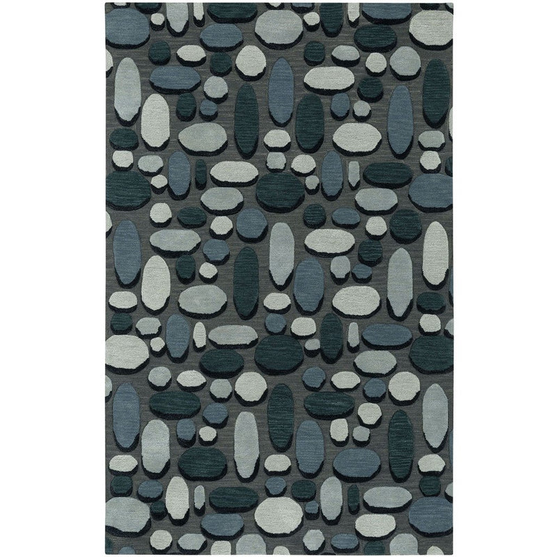 Shadows Graphite Hand Tufted Rug Rectangle image