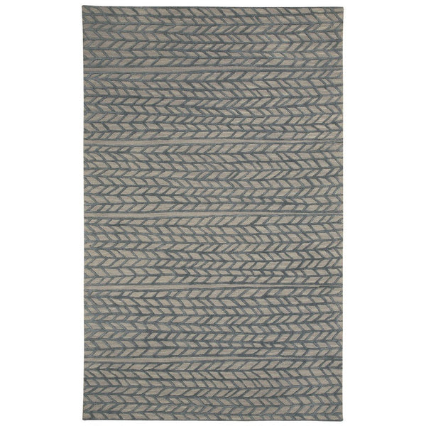 Ancient Arrow Grey Pigeon Hand Tufted Rug Rectangle image