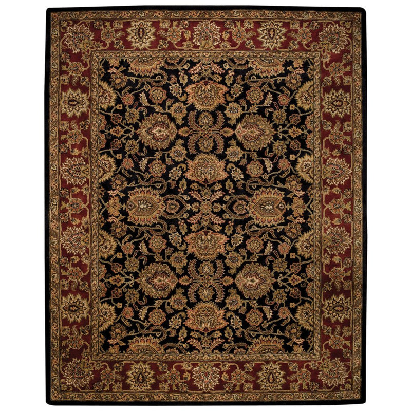 Regal-Persian Black Hand Tufted Rug Rectangle image