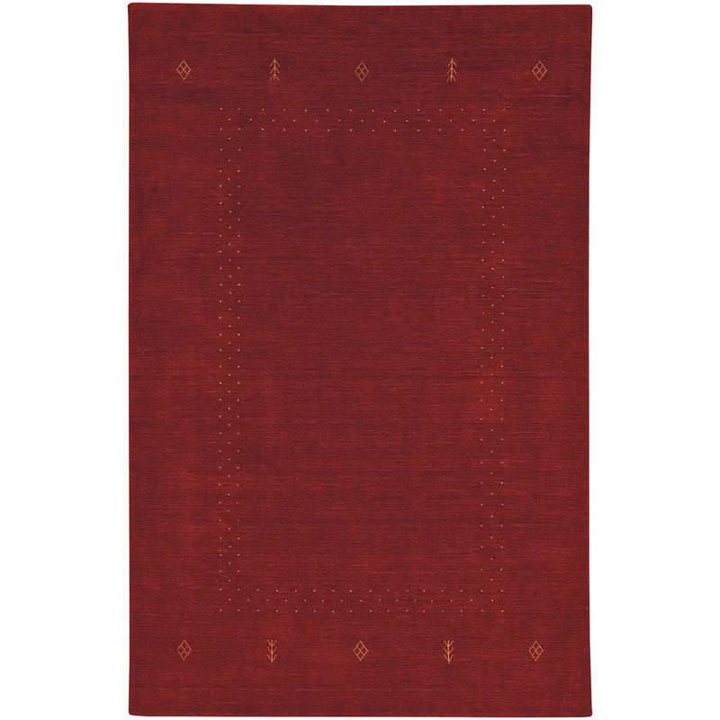 Simply Gabbeh Red Clay Hand Loomed Area Rug Rectangle image