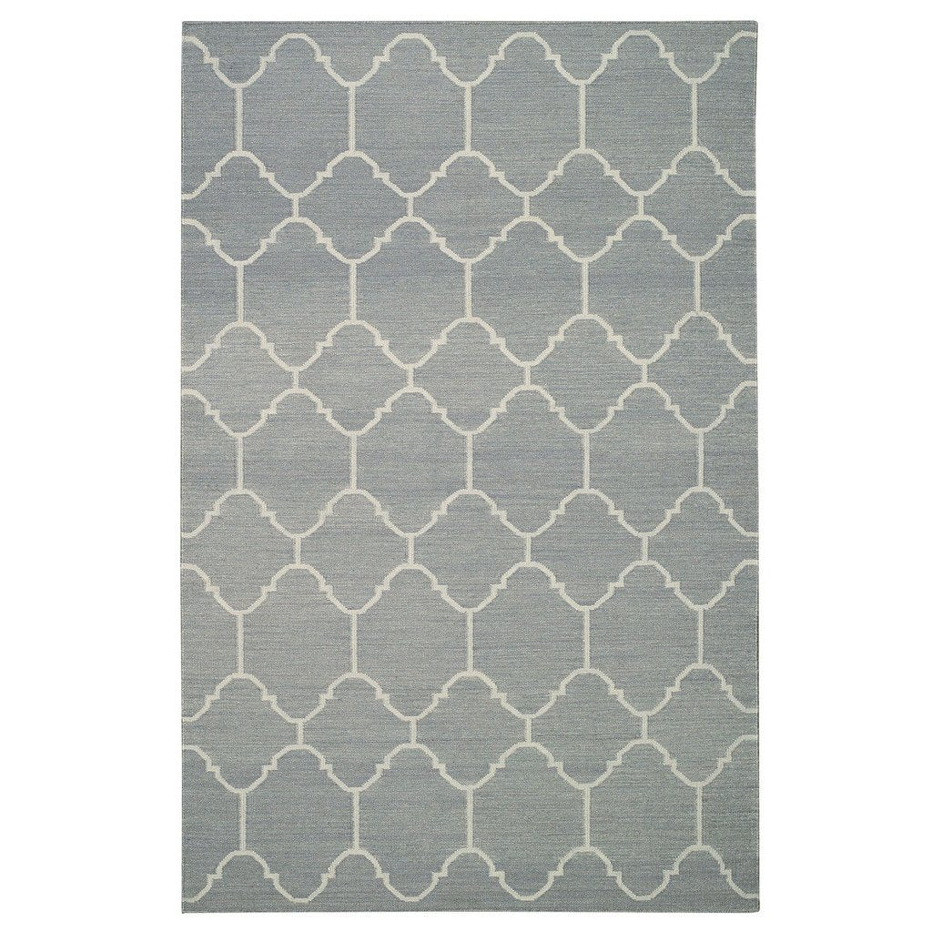 Arabesque Oslo Gray Flat Woven Rug Rectangle image