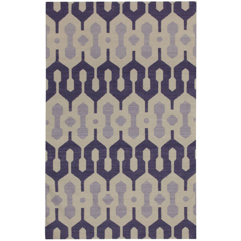 L'Alhambra Mulberry Lilac Flat Woven Rug Rectangle image