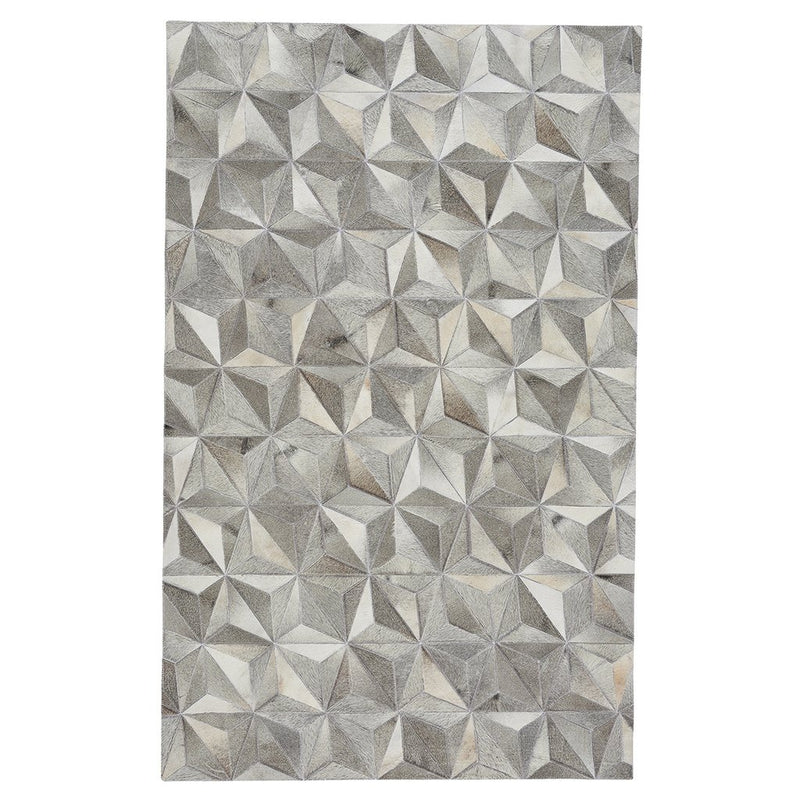 Laramie-Diamond Grey Flat Woven Rug Rectangle image