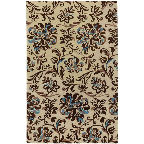 Monte Carlo Cream Chestnut Hand Tufted Rug Rectangle image